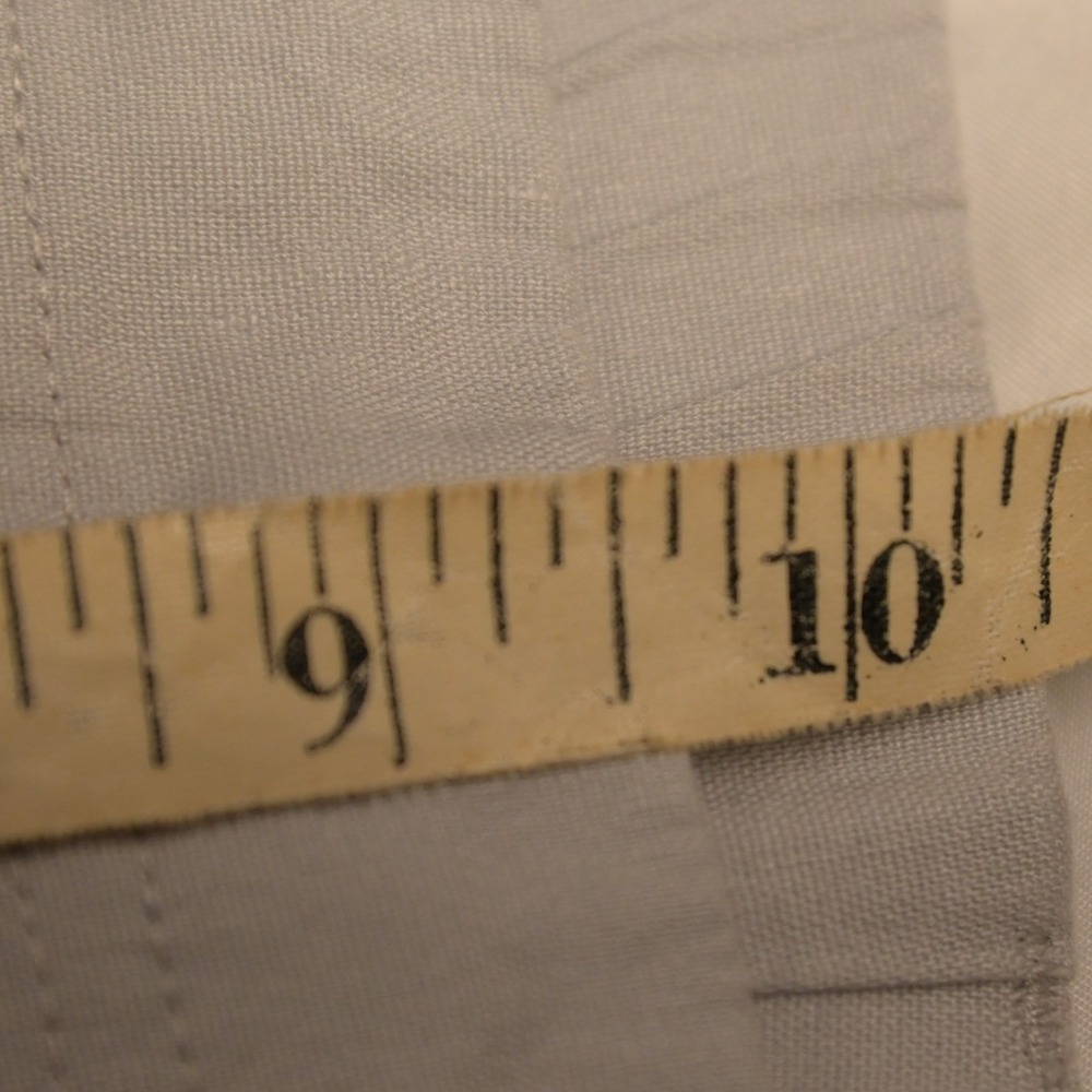 J.Jill Women's Medium Petite Gray Linen Blend Pull On Ankle Pants 32x24 - Picture 6 of 7